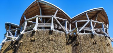 Afstudeertoren Gedeeltelijk uitzicht op het Gradiwerk in Kevelaer