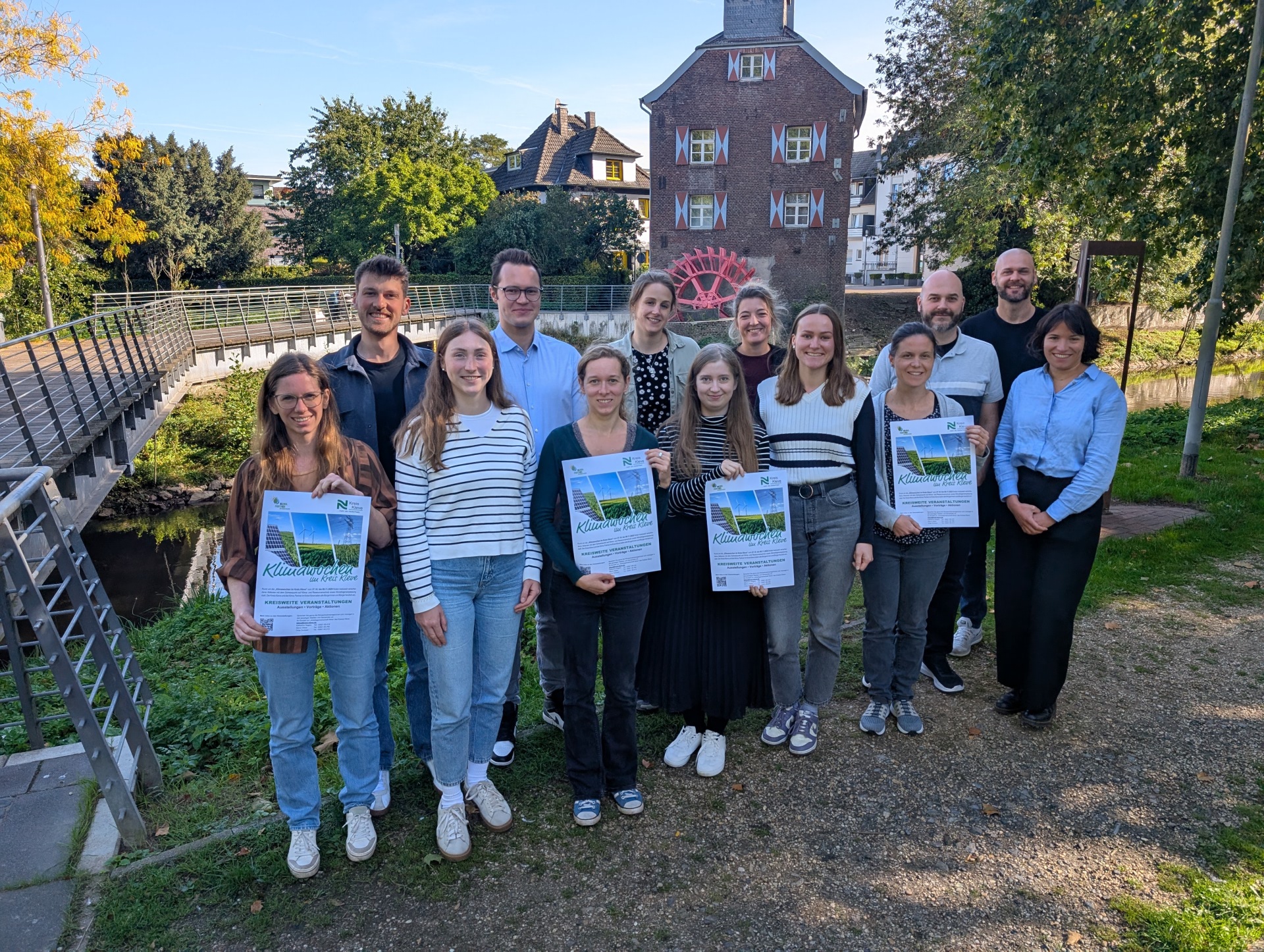 Samen werken aan een gemeenschappelijk doel: de klimaatbeschermingsmanagers van Klima.Partner in het district Kleve zetten zich in voor een groene toekomst.