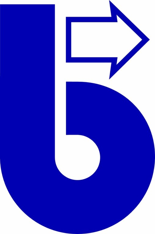 Logo autobusowych klubów obywatelskich - mała litera b.