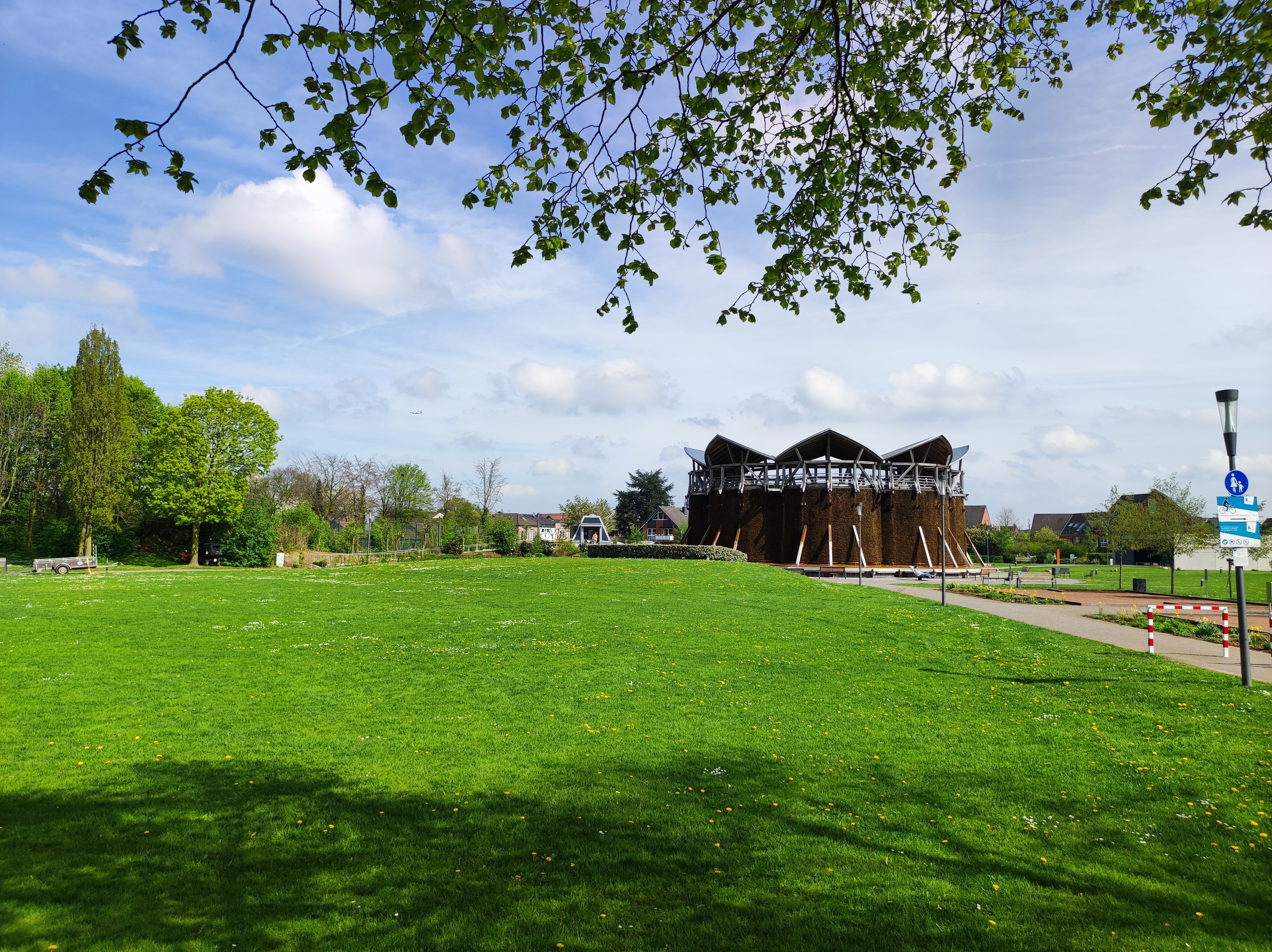 Das Gradierwerk in Kevelaer.