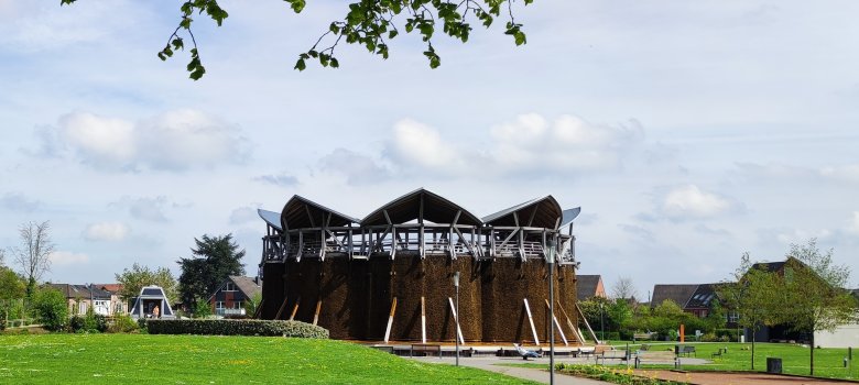 Das Gradierwerk in Kevelaer.