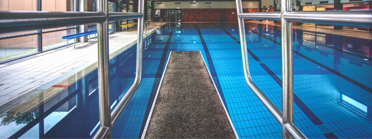 3-Meter-Sprungbrett im Hallenbad Kevelaer