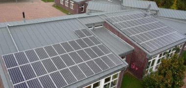 Photovoltaikanlage auf dem Familienzentrum Sternschnuppe