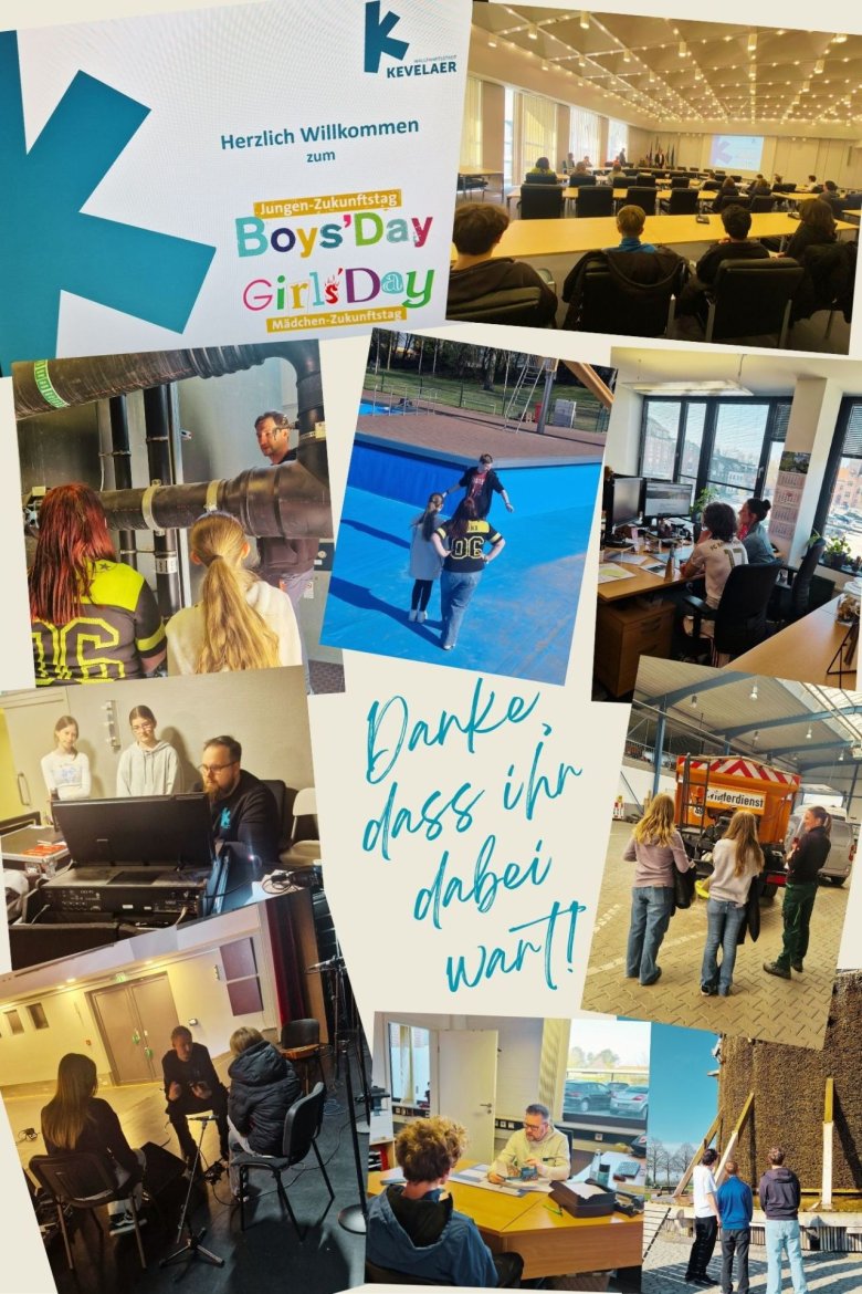 Ein Rückblick auf den Girls`und Boys` Day 2025 bei der Wallfahrtsstadt Kevelaer Ein Rückblick auf den Girls`und Boys` Day 2025 bei der Wallfahrtsstadt Kevelaer