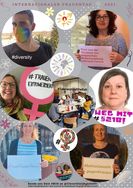 Collage Aktion Internationaler Frauentag 2021