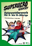 „Superhero gesucht“ – mit diesem Plakat wirbt der Kreis Kleve für den Fotowettbewerb. 